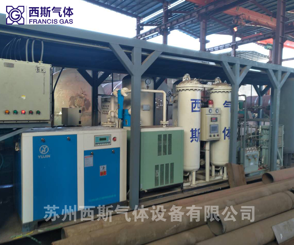 化工廠高純制氮現(xiàn)場